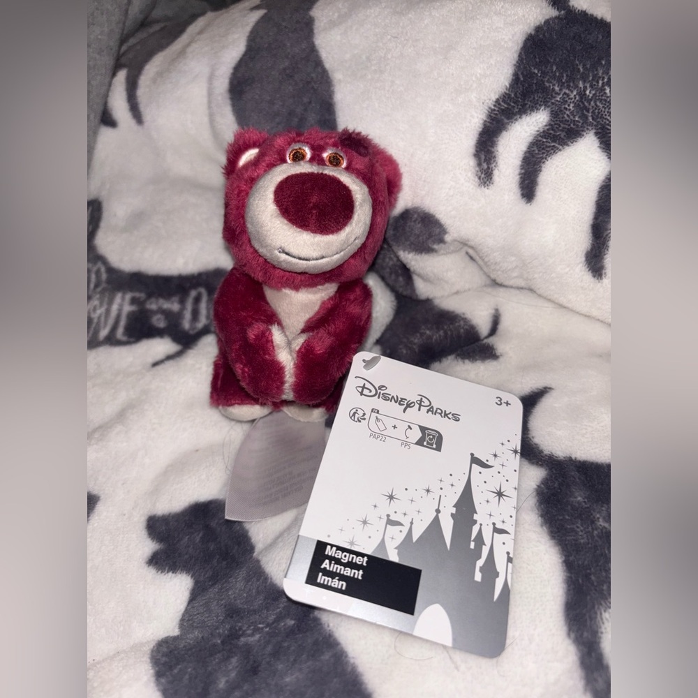 Lotso from Toy Story bag strap plush